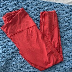 lululemon athletica Red Leggings